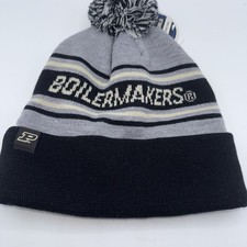 Top of the World Men's Purdue University Boilermakers Knit Cuffed Beanie Pom 