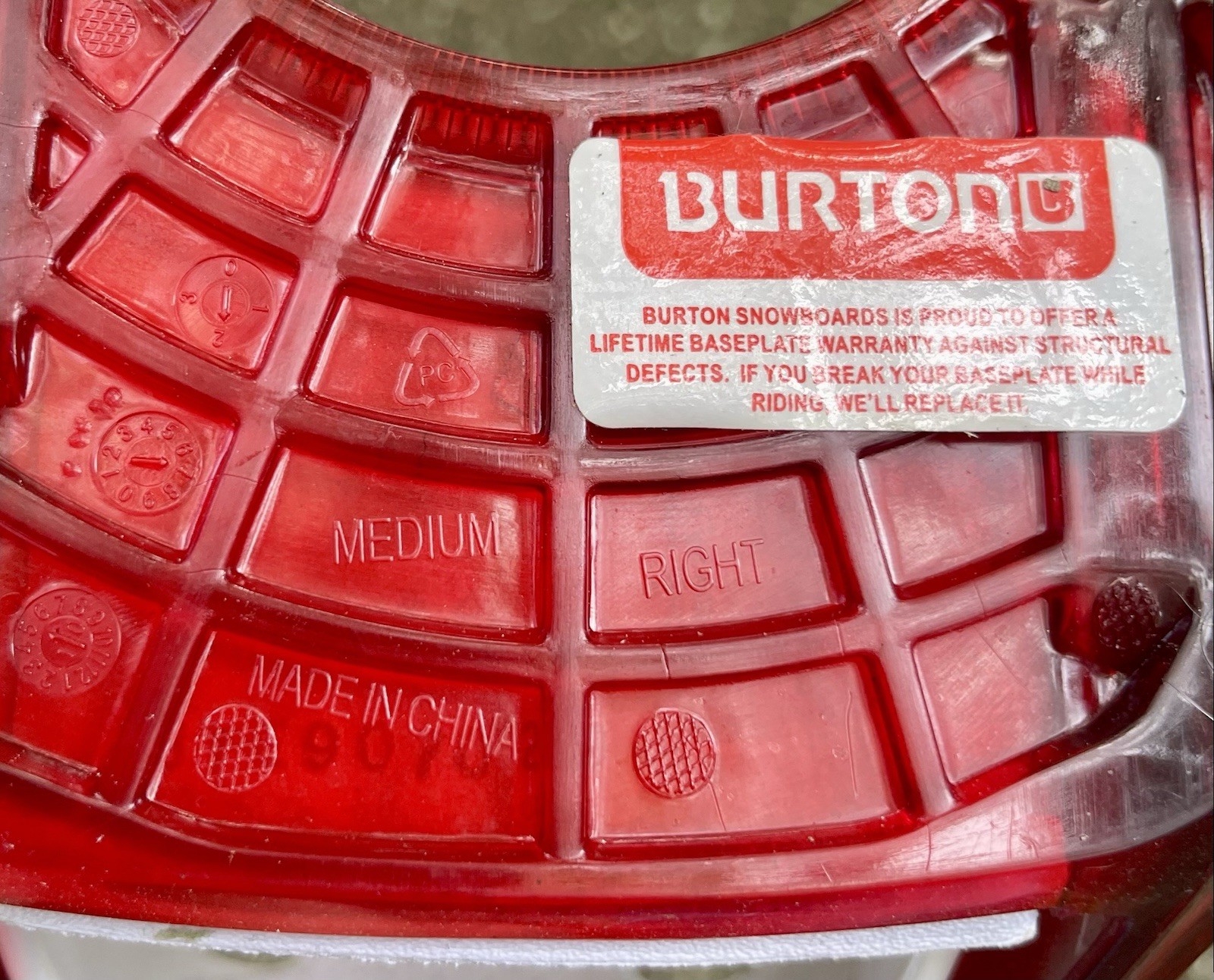 Burton 152 Snowboard Size Medium Freestyle Boot