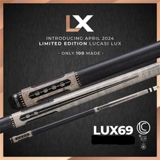 Lucasi Custom LUX 69 Pool Cue 19oz 11.75mm Hybrid Slim Shaft