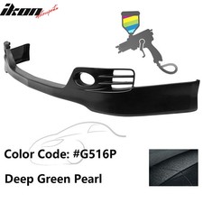 Fits 06-08 Acura Tsx Front Bumper Lip Euro-r Style Spoiler G516p Green Splitter
