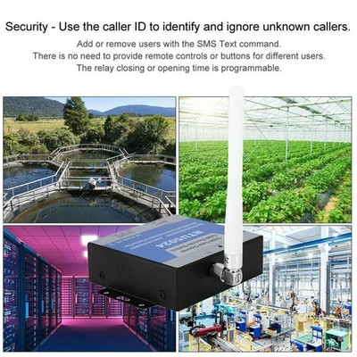 RTU5024 2G GSM Gate Opener Relay Switch Wireless Phone Control Free Call