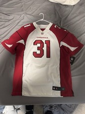 2013 David Johnson Signed NFL Arizona Cardinals #31  On Field  Authentic Jersey