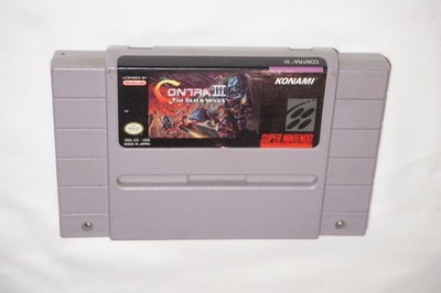 Contra III 3 (Super Nintendo SNES) Cart Only