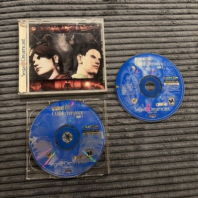 Resident Evil Code: Veronica (Sega Dreamcast, 2000 USA) Missing Manual￼