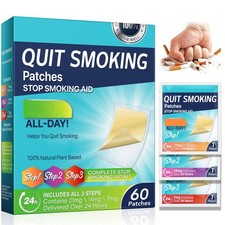Quit Smoking Patches Step 1 2 3 Stop Smoking Aid, 21mg, 14mg, 7mg, Transdermal S