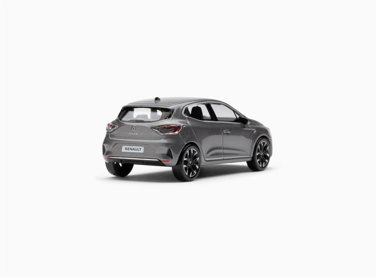 Renault Clio MK5 1:43 Scale Model Toy Car Miniature Die Cast Grey