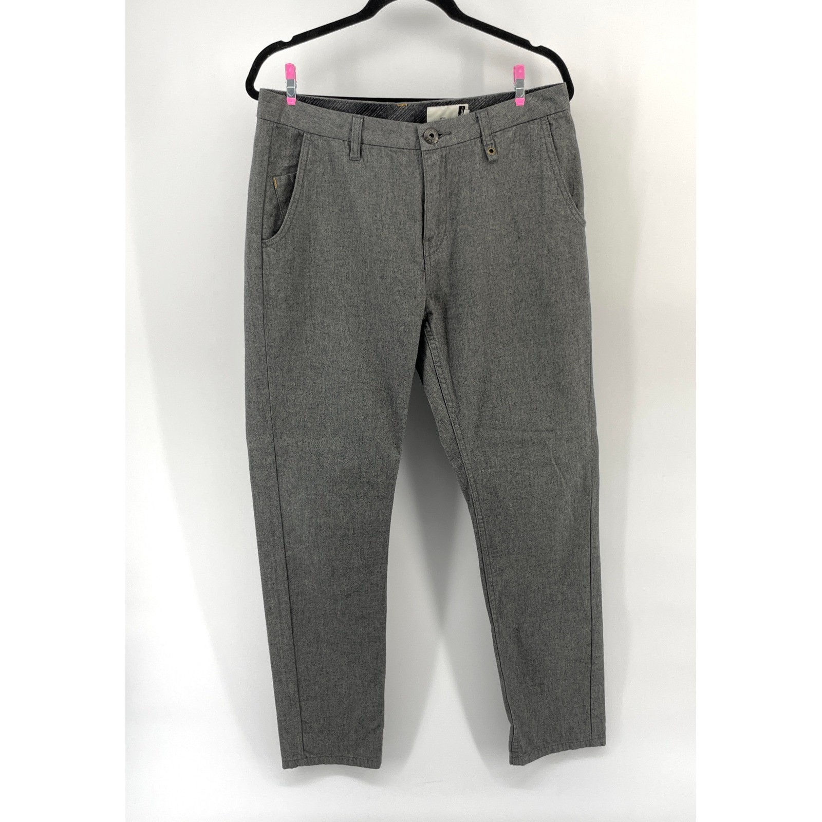 Howe Creative Workforce Chinos Grey Herringbone M… - image 2