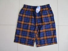 Peter Alexander Men's Cotton Knee Length Dark Check Pyjama Shorts Size L