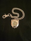 Diesel DZ-2016 Stainless Steel Silver Digital Pocket Watch Green Dial Chain — photo 3