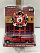 Greenlight Fire & Rescue 2017 RAM 3500 DUALLY - LA County Fire Dept 1:64 Diecast