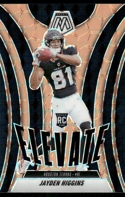 2025 Panini Mosaic #9 Jayden Higgins Elevate Mosaic Orange