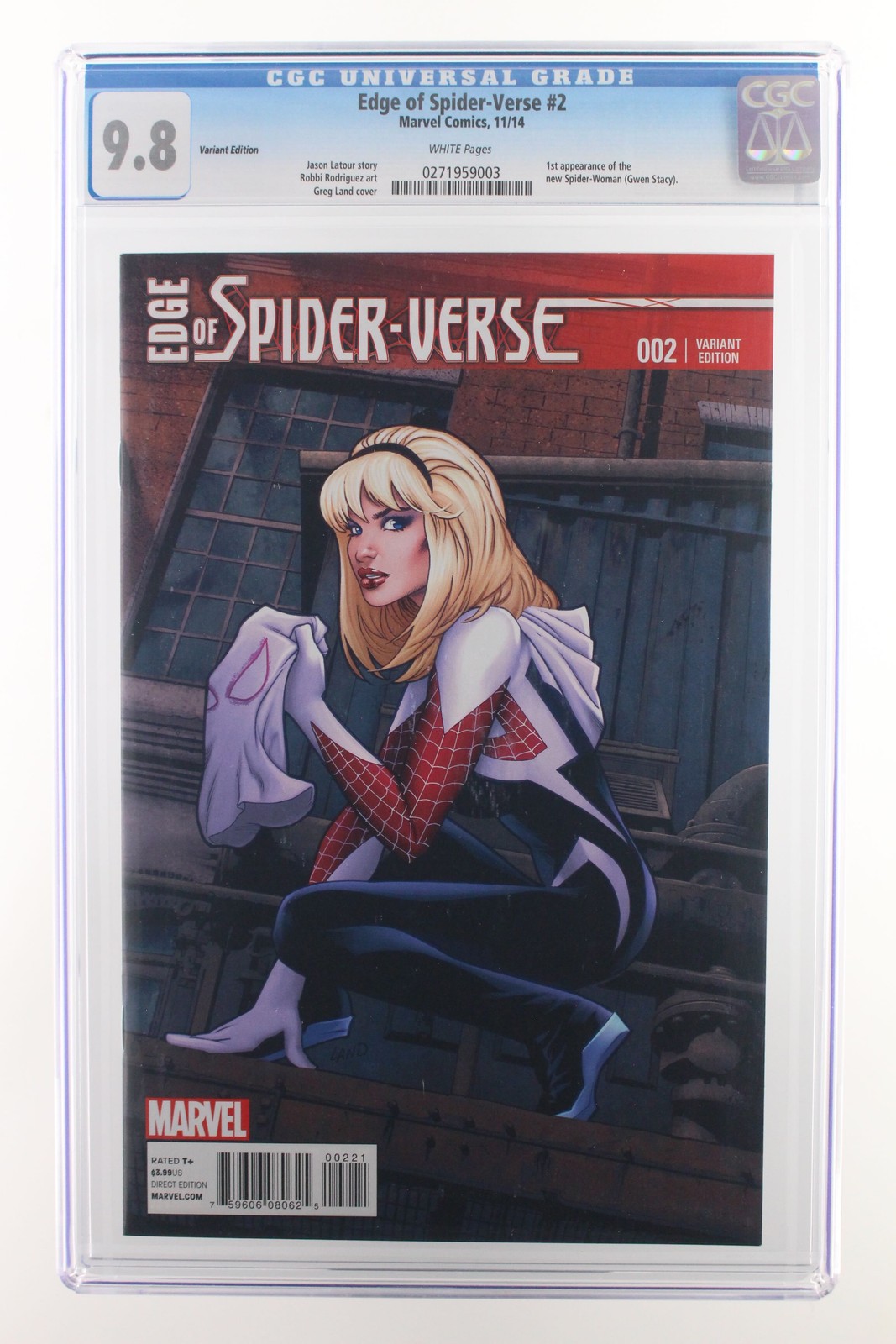 アメコミリーフ Edge of Spider-Verse #1 CGC 9.8 アメコミリーフ Edge