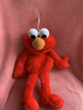 Vintage 1997 Jim Henson Elmo Sesame Street Red Plush Pyjama Case Soft Toy 18"