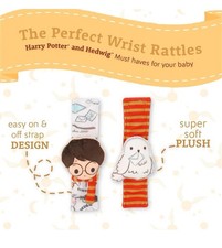 Harry Potter and Hedwig Wrist Rattles Wizarding World NEW