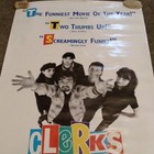 Clerks Reproduction Movie Poster "Two Thumbs Up" "Screamlingly Funny" Miramax — photo 7