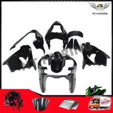 NTC Glossy Black ABS Plastic Fairing Kit Fit for Kawasaki 2002-2003 ZX9R g005