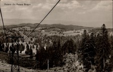 RPPC Vedere din Poiana Brasov Romania vintage postcard v764
