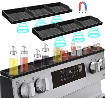 Hydream Stove Top for Silicone Shelf,30 Inch Magnetic Shelf over the Stove Spice