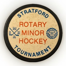 Stratford Rotary Minor Hockey Tournament Puck Viceroy Canada