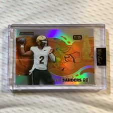 2024 Shedeur Sanders 19/25 Alumination Groovin Rookie Card By Wild Card AG-SS