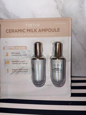 #ad 2 new Tir Tir ceramic milk ampoule $29.00