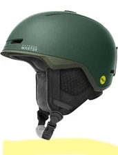 OutdoorMaster Kelvin Ski Helmet - Snowboard Helmet for Men, Women & Youth Green