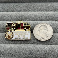 Lake Elsinore Lodge 2591 CA Elks Club Roving Ambassador Red RV Pin Pinback 59536