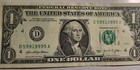 2021  $1 Bill Printing Ink Error. Ink transfer on Washington face most visible. — photo 10