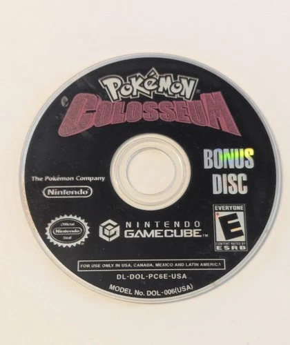 Pokemon Colosseum Nintendo Gamebube Bonus Disc - Disc Only - Free Shipping