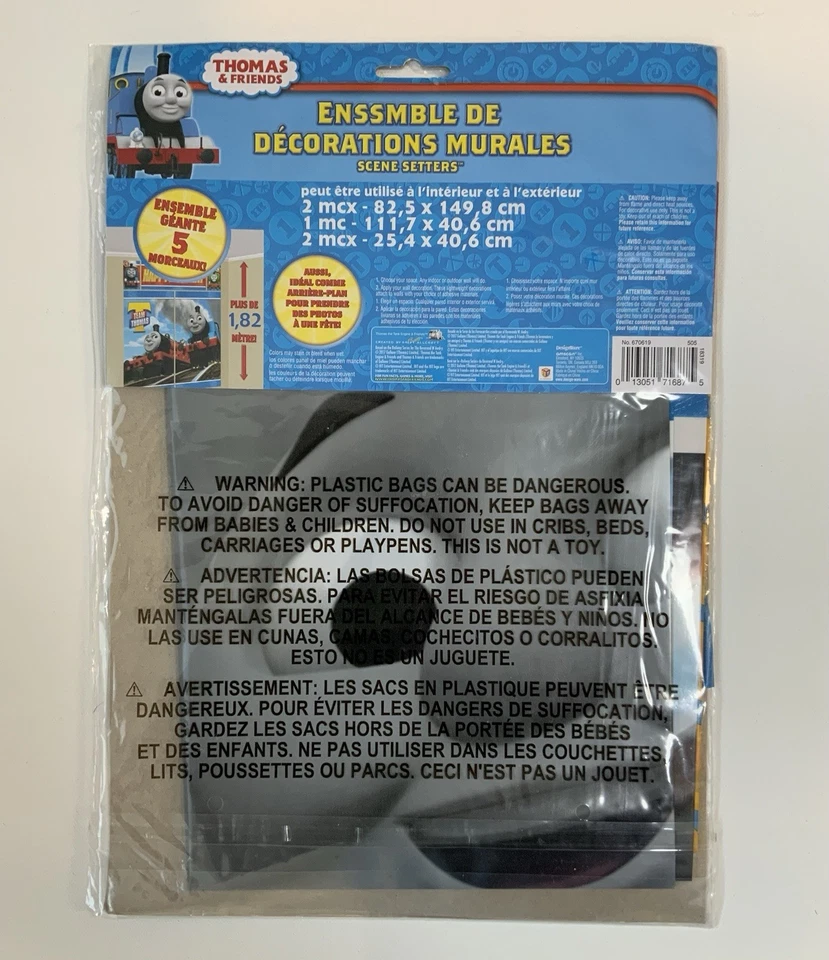 Thomas & Friends Lote de 7 Suministros para Fiesta de Cumpleaños Paquete Decoración de Pared Bolsas de Juego Foto 3 de 4