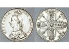 1887 Victoria Double Florin — photo from another recent sale