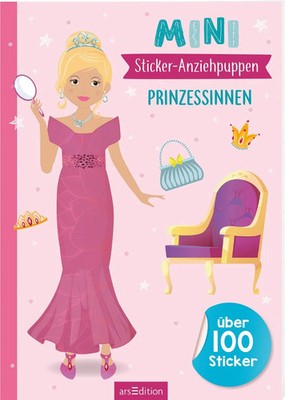 Mini-Stick*r-Anziehpuppen - Prinzessinnen | Über 100 Stick*r | Taschenbuch