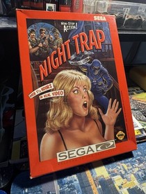 Night Trap Crisp Example Ready For Grade red box sega cd cib 1st printing