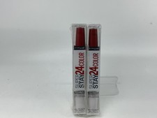 Maybelline Super Stay 24, Liquid Lipstick Makeup, 015 ALL DAY CHERRY, 2 PACK