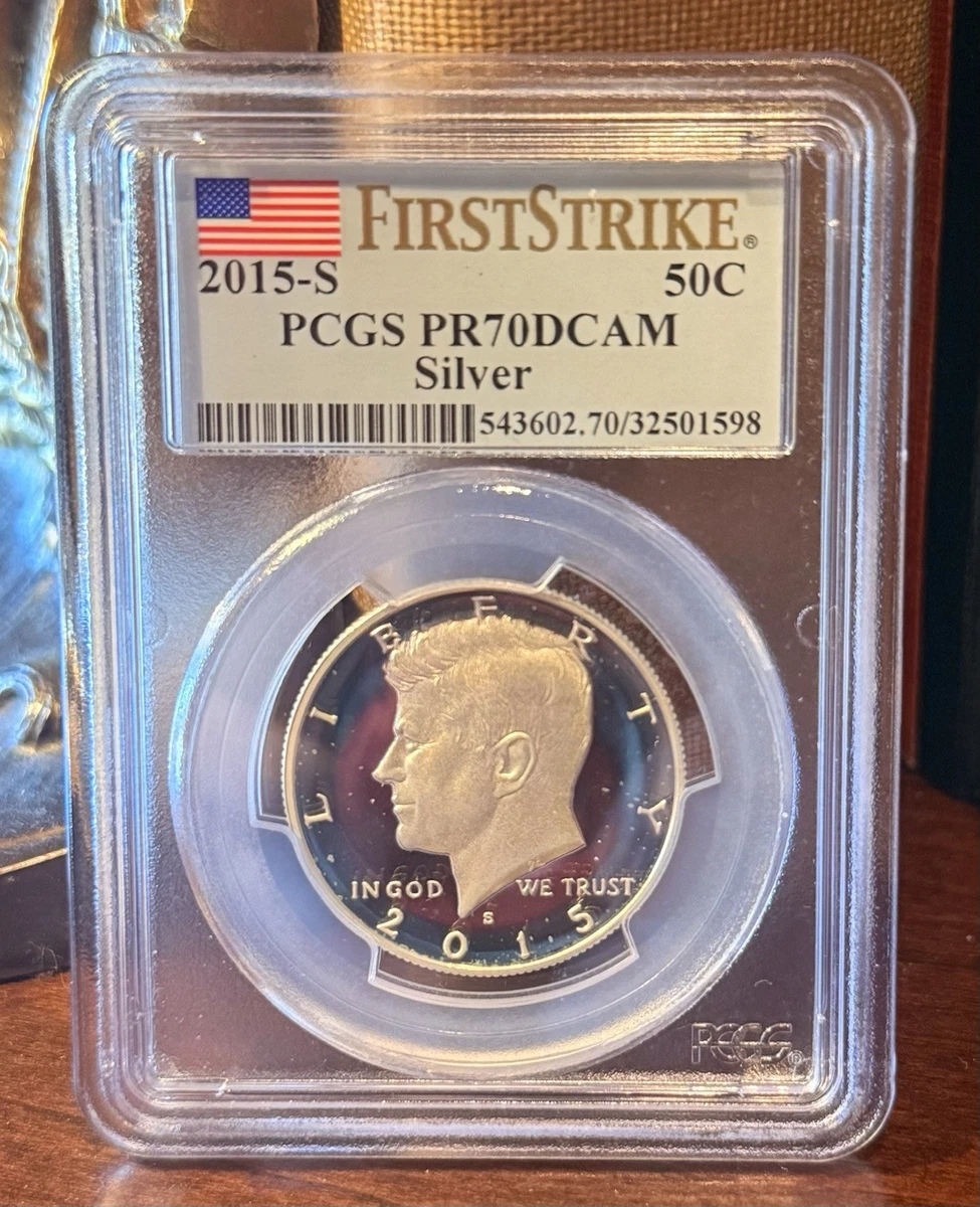 2015 Proof PCGS Certified Kennedy US Half Dollars (1964-Now) for