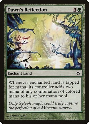 2004 Magic: The Gathering Fifth Dawn - Dawns Reflection (#85, C, Lightly Played)
