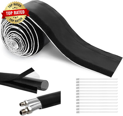 Wire Heat Shield for Hose Lines & Electrical Wiring, Heat Shield Wrap Automotive