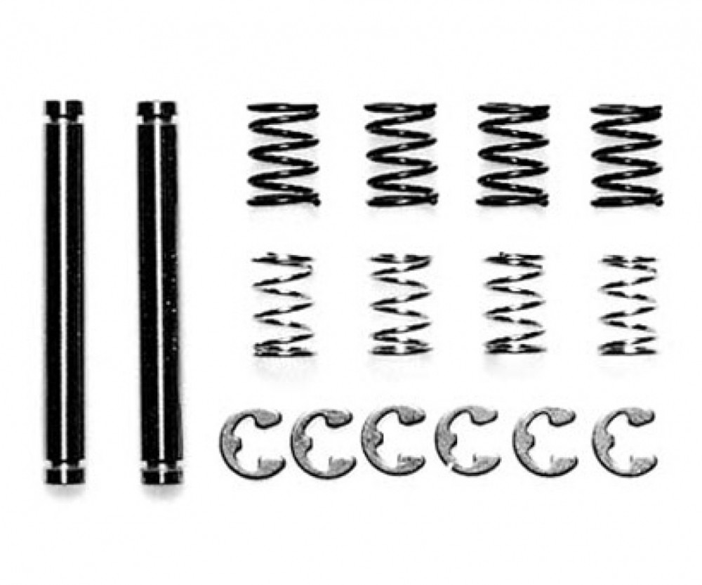 Tamiya 300053119 - F104/F103 Steering Arm Shafts/Springs Set - New