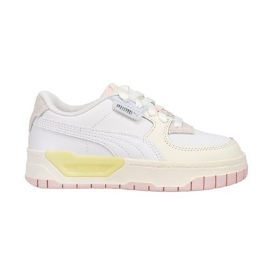 PUMA Cali Dream Lace Up  Toddler Girls White Sneakers Casual Shoes 384522-01