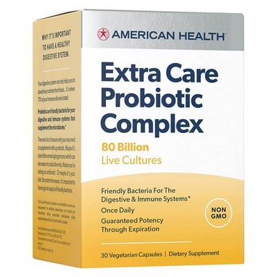Solgar Extra Care Probiotic Complex - 30 Vegetable Capsules, Immune Support,