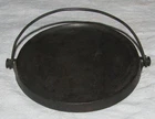 Wagner Ware #0 Cast Iron Miniature Griddle with Wire Handle⭐
