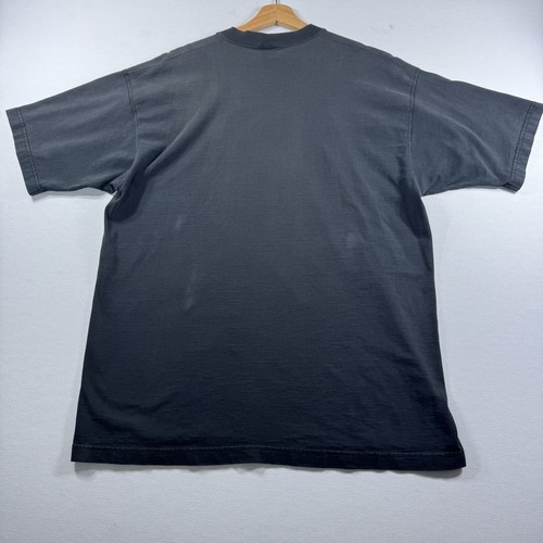 90s Vintage Fender Guitar 50 Years Of Music T Shirt Men’s XL Faded Black Tee - Picture 3 of 8