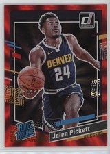 2023-24 Panini Donruss Rated Rookie Holo Red Laser 18/99 Jalen Pickett #217 4k8
