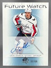 2022 SP Authentic Lucas Johansen Retro Future Watch Auto /699 #RFWA-LJ RC