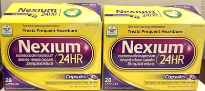 Nexium 24HR Delayed Release Heartburn Relief 42 Tablets Exp 01/2027