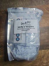 300 gram X 10 PK "Dry  Dry" High Quality Pure Silica Gel Desiccant Packets