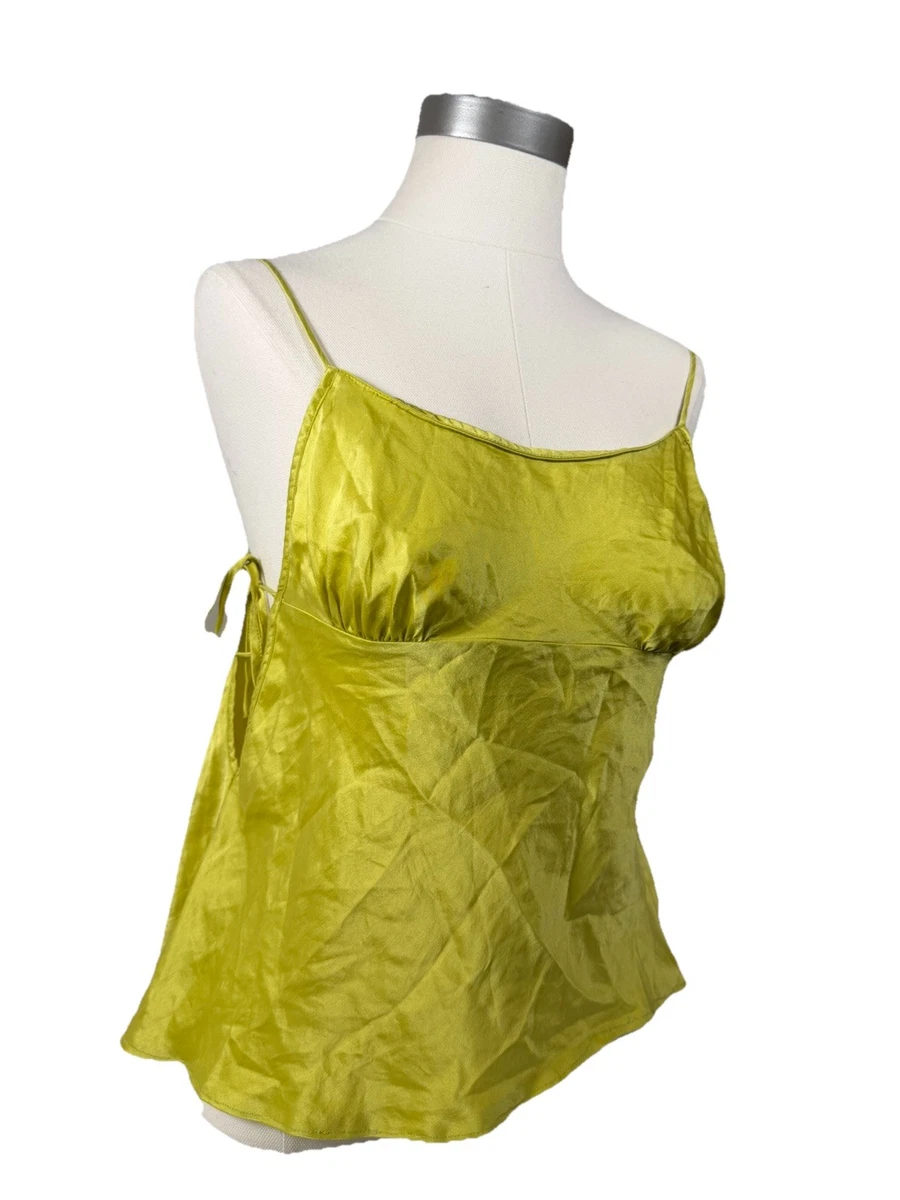 Blouse En Soie Marron Clair Victoria's Secret - Taille M
