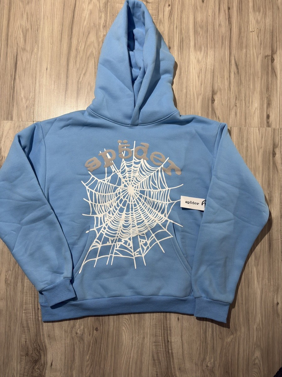 SP5DER パーカー ライトブルー Sp5der Light Blue Hoodie Medium | eBay
