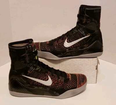 Nike Kobe 9 Elite Masterpiece Multicolor Flyknit 2013 Men's Sz 14 NEW 630847-001