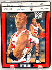 Bradford Exchange Michael Jordan NBA Collector Plate In The Zone COA 4142A